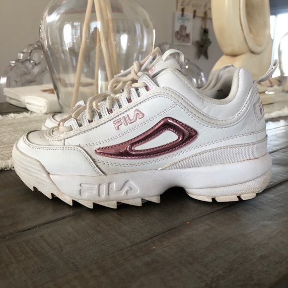 Fila Disruptors White/Pink 6.5